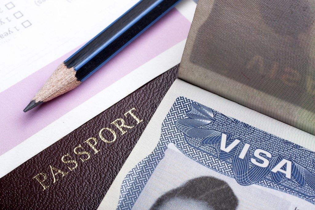 Passport and US visa