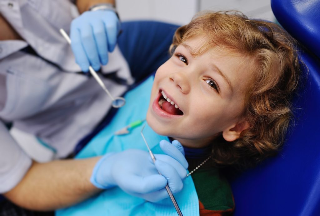 child in the dentist